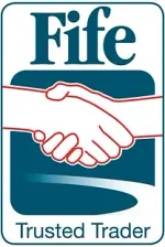 Fife Trusted Trader logo awarded to A. Dawson Roofing Services