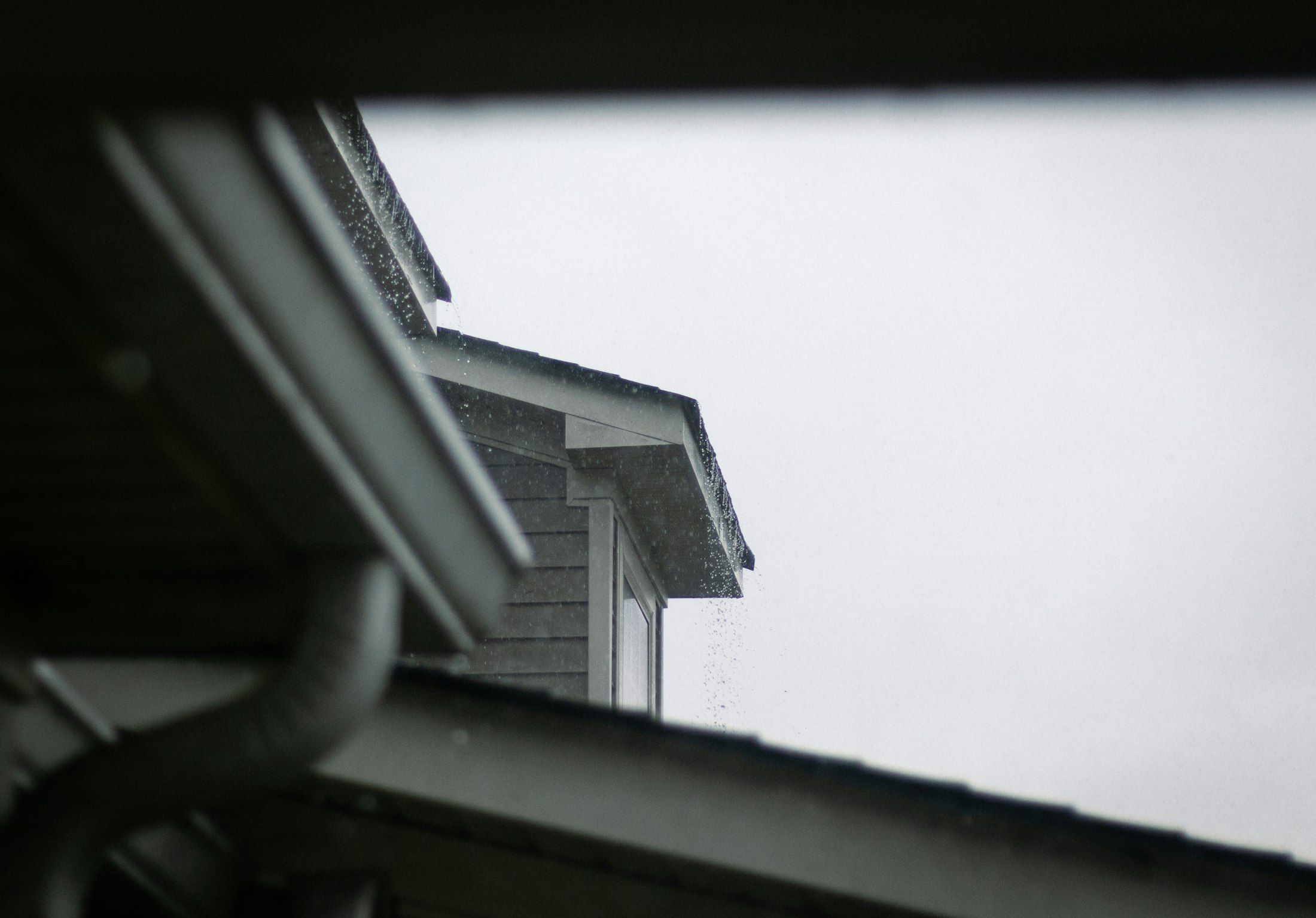 House roofline with fascia, soffit and guttering A. Dawson Roofing Services Fife